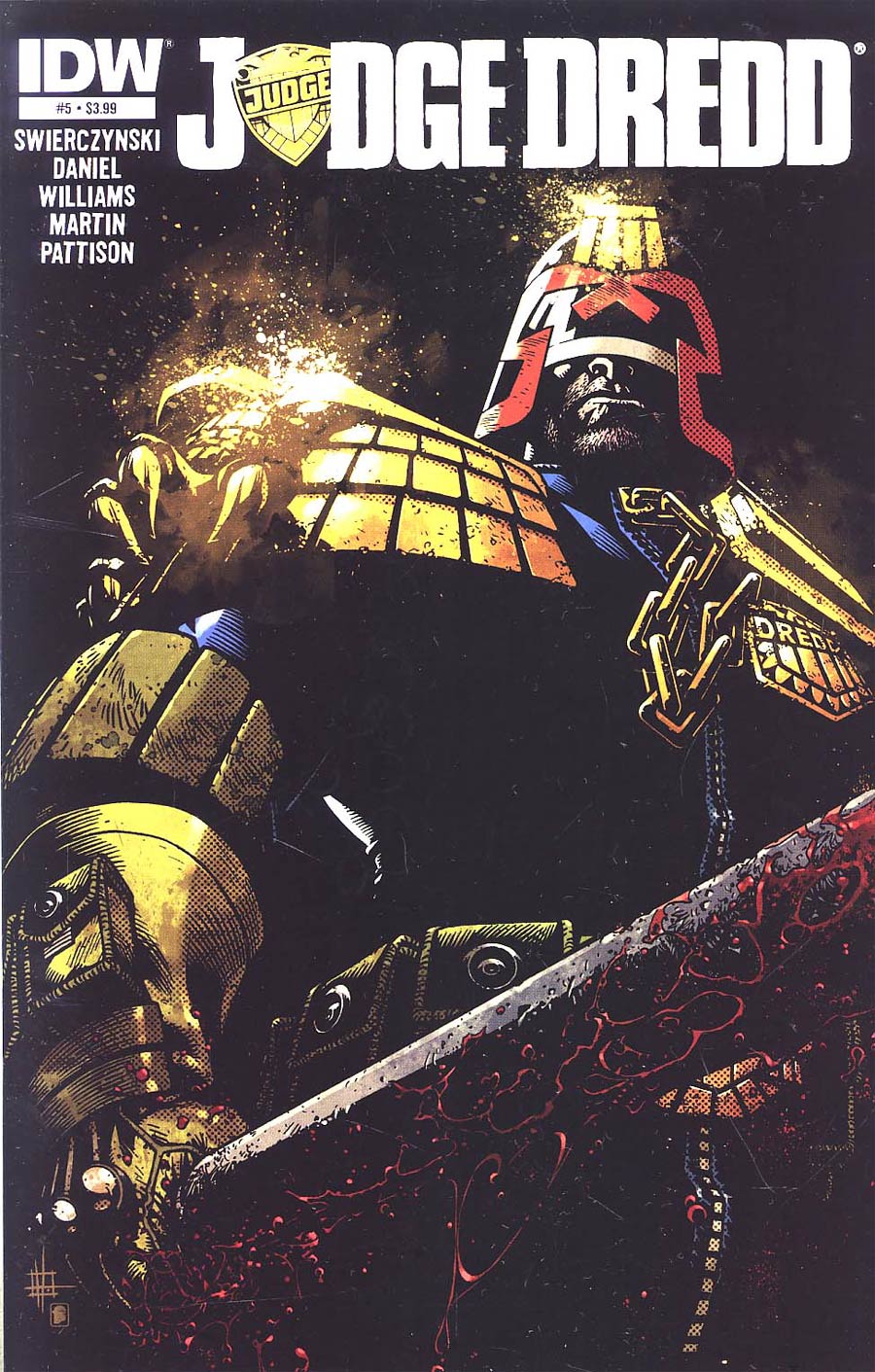 Judge Dredd Vol 4 #5 Regular Zach Howard Cover