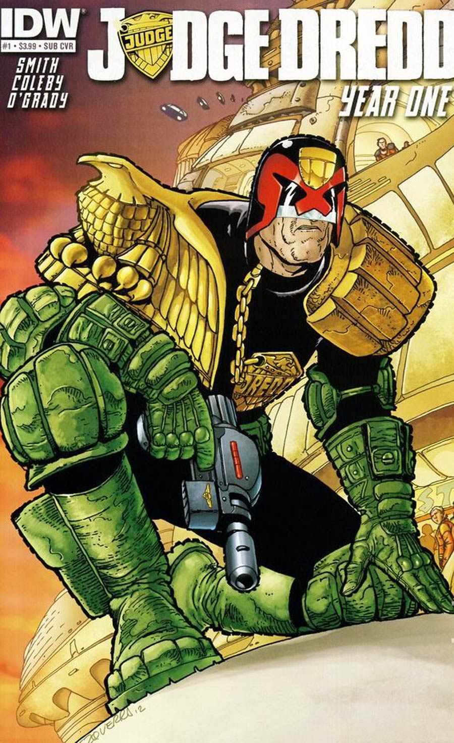 Judge Dredd Year One #1 Variant Carlos Ezquerra Subscription Cover