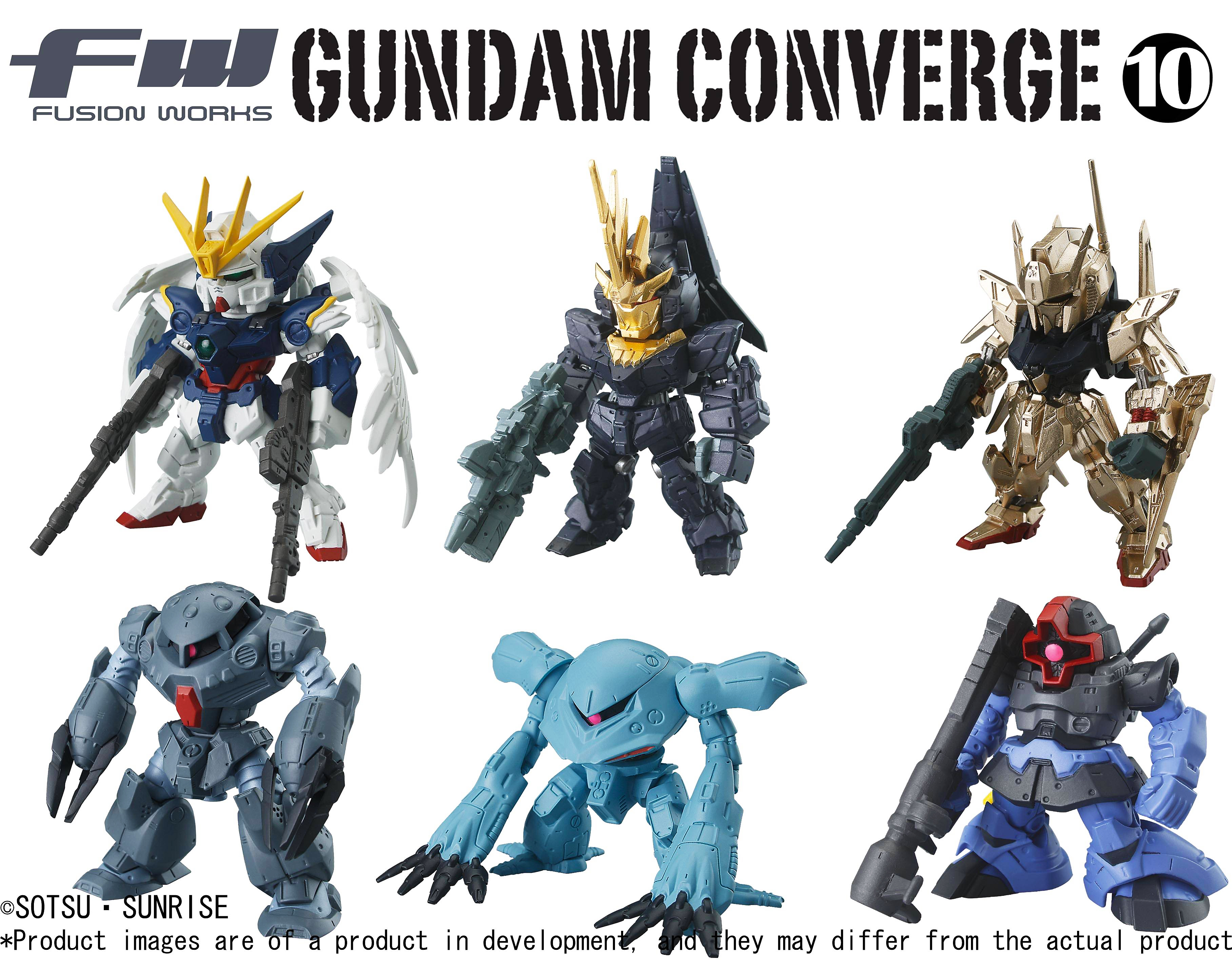FW Gundam Converge 10 - Box Of 10 Figures