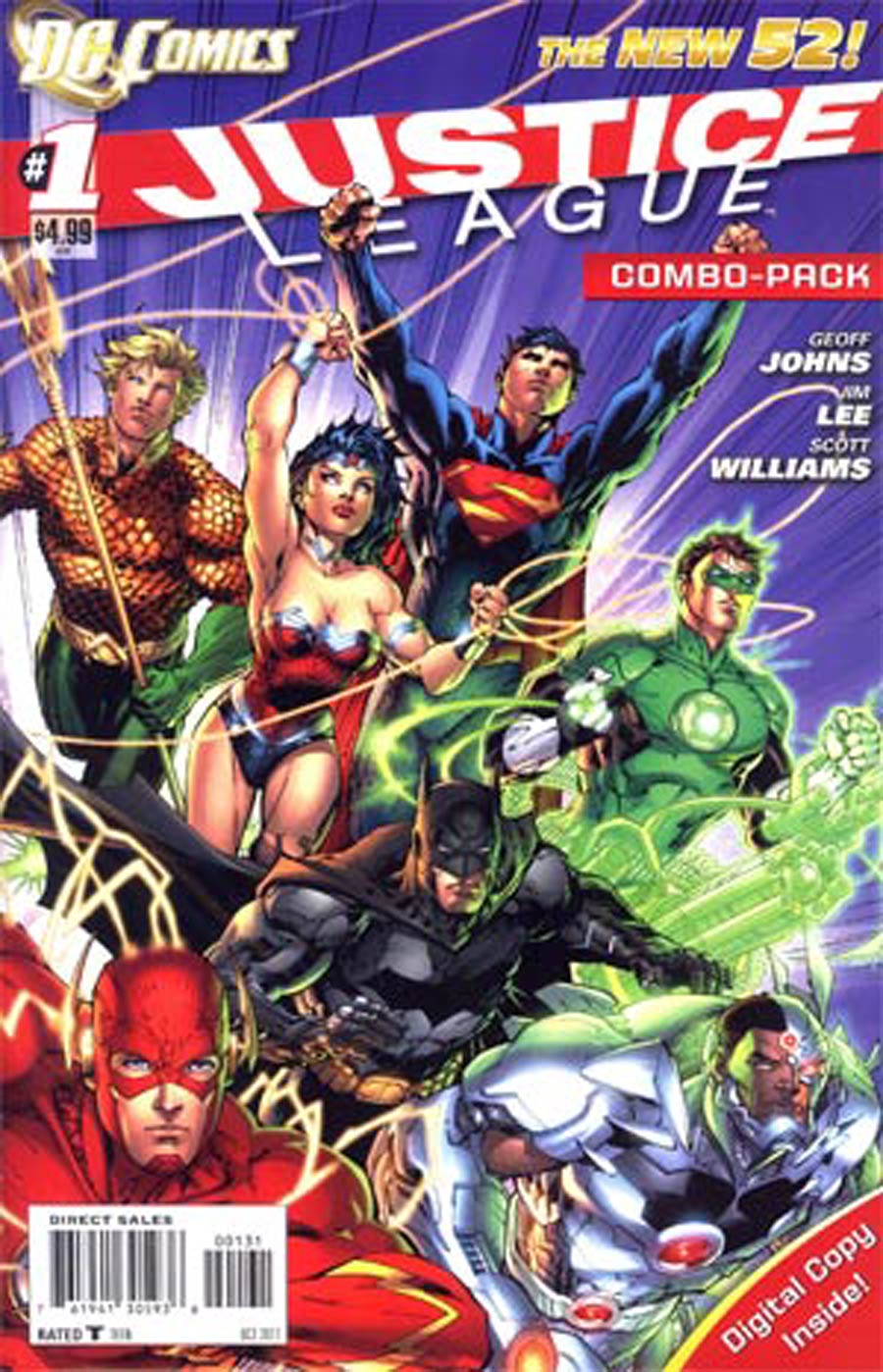 Justice League Vol 2 #1 Cover F Combo Pack Without Polybag 1st Ptg