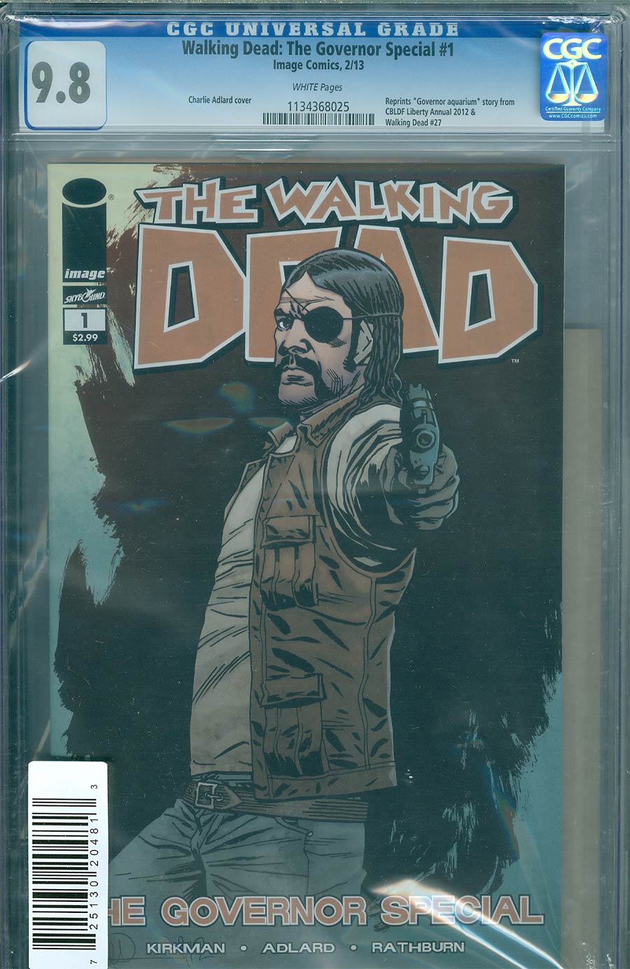 Walking Dead The Governor Special Cover B DF CGC 9.8