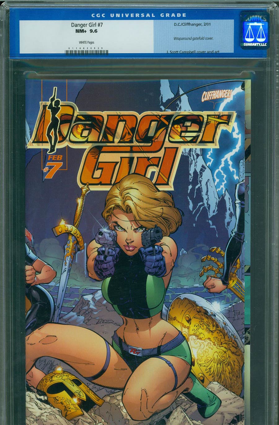 Danger Girl #7 Cover C CGC 9.6