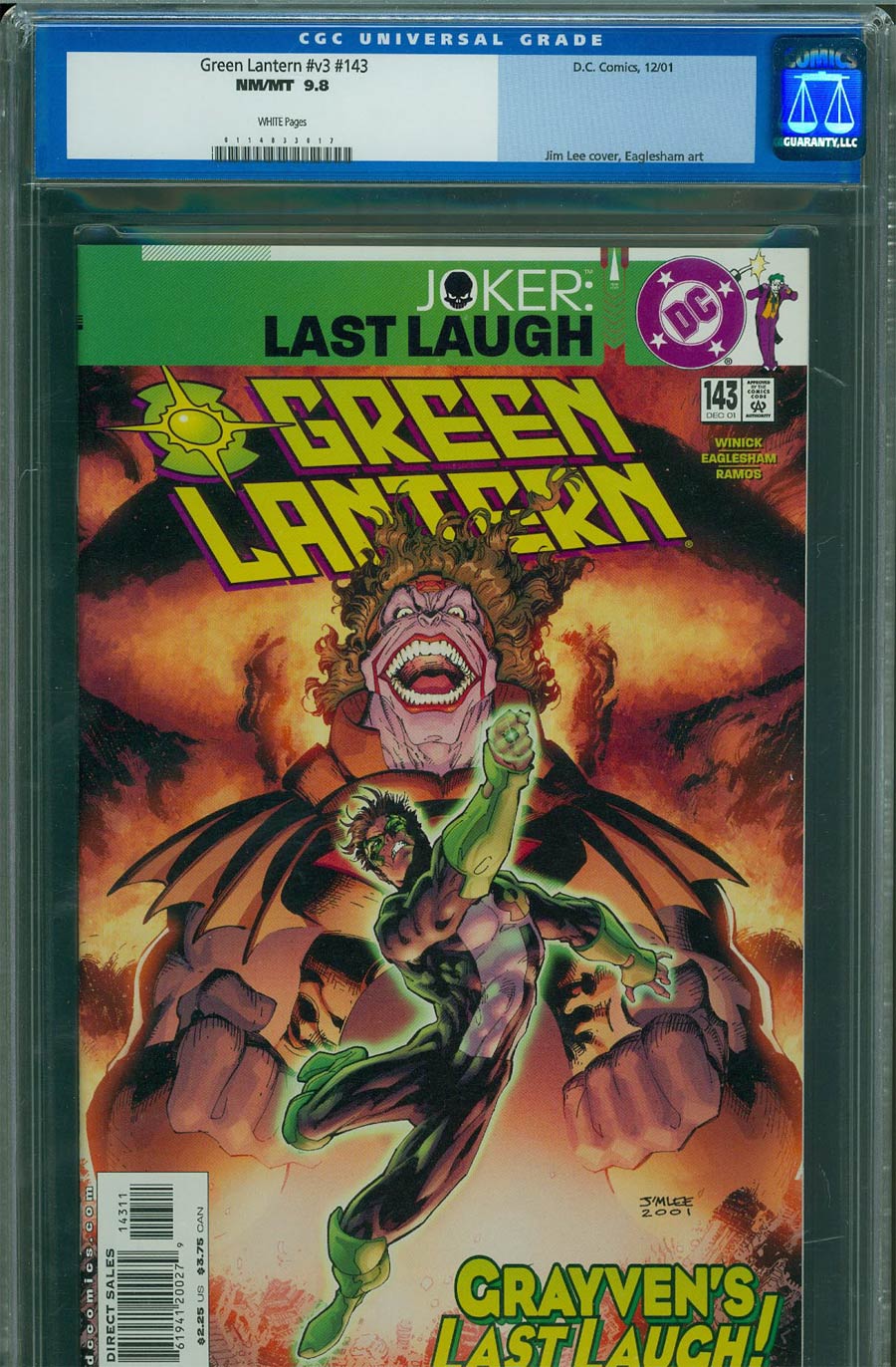 Green Lantern Vol 3 #143 Cover B CGC 9.8