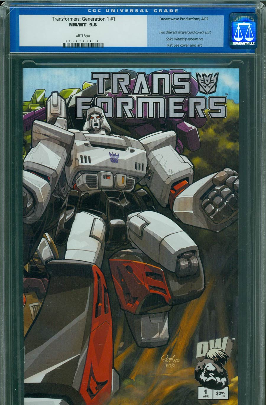 Transformers Generation 1 #1 Cover M 1st Ptg Decepticon Cover CGC 9.8