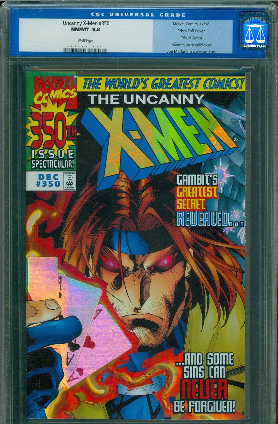 Uncanny X-Men #350 Cover C Enhanced Edition CGC 9.8