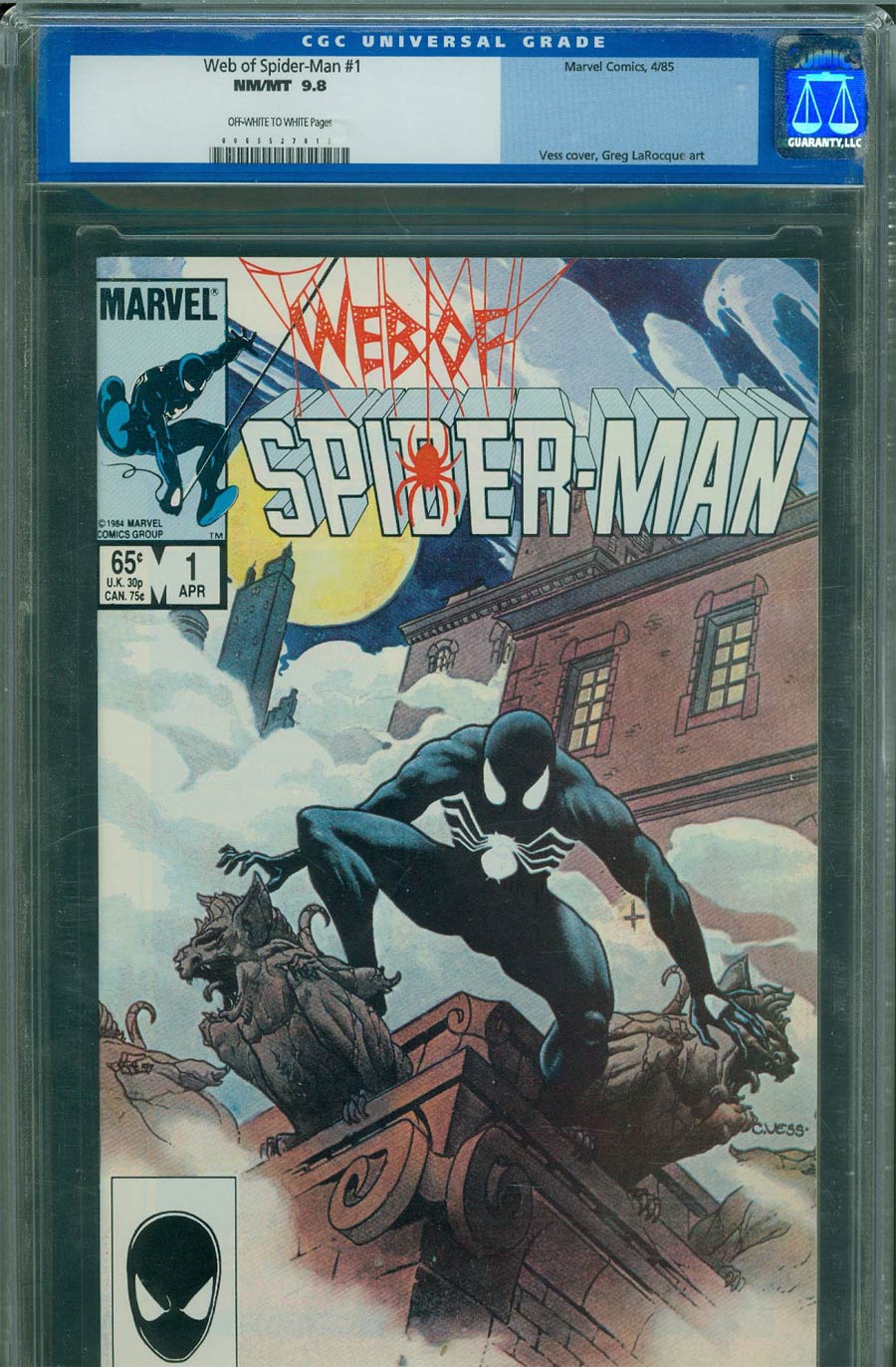Web Of Spider-Man #1 Cover B CGC 9.8