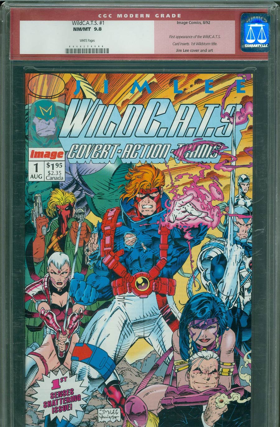 WildCATs Covert Action Teams #1 Cover I Direct Market Edition With Card Insert CGC 9.8