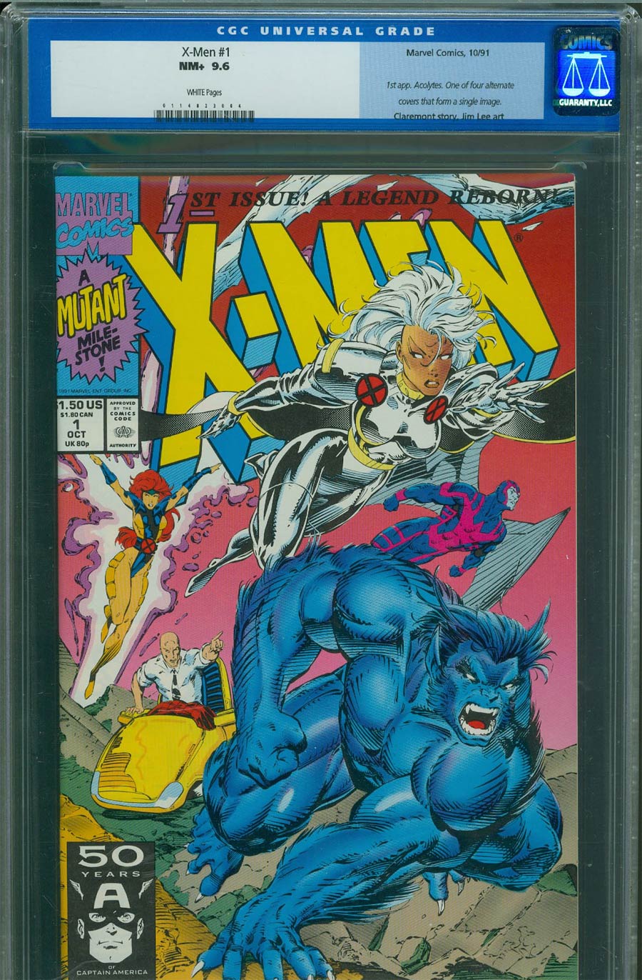 X-Men Vol 2 #1 Cover H Beast/Storm CGC 9.6