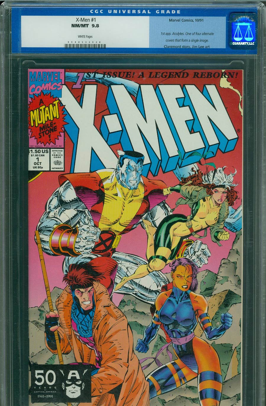 X-Men Vol 2 #1 Cover J Colossus CGC 9.8