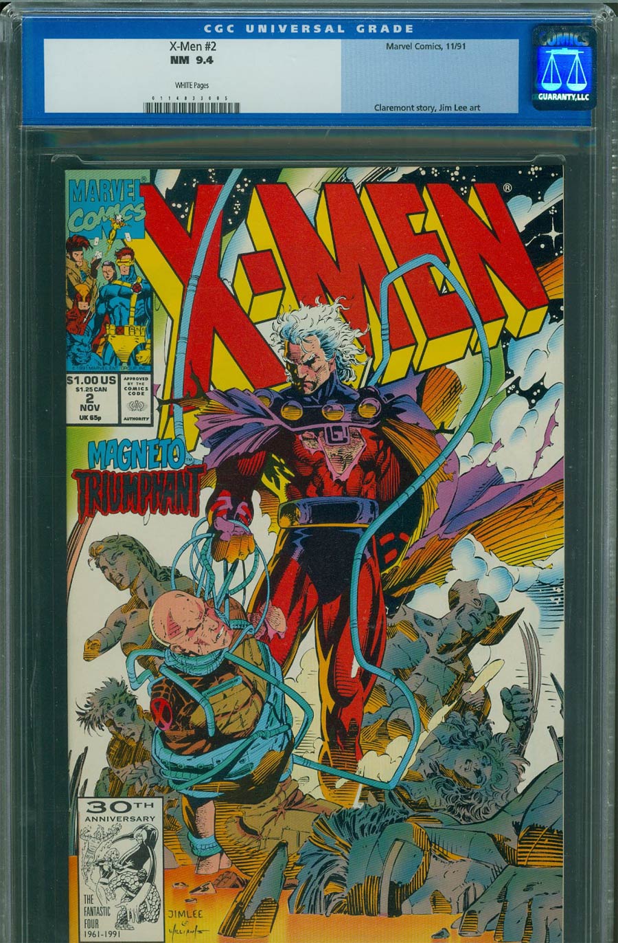 X-Men Vol 2 #2 Cover C CGC 9.4