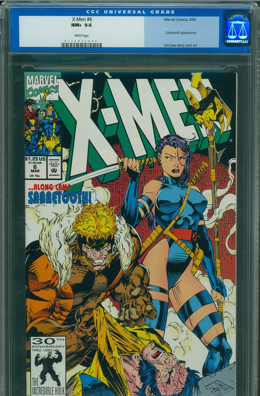 X-Men Vol 2 #6 Cover C CGC 9.6