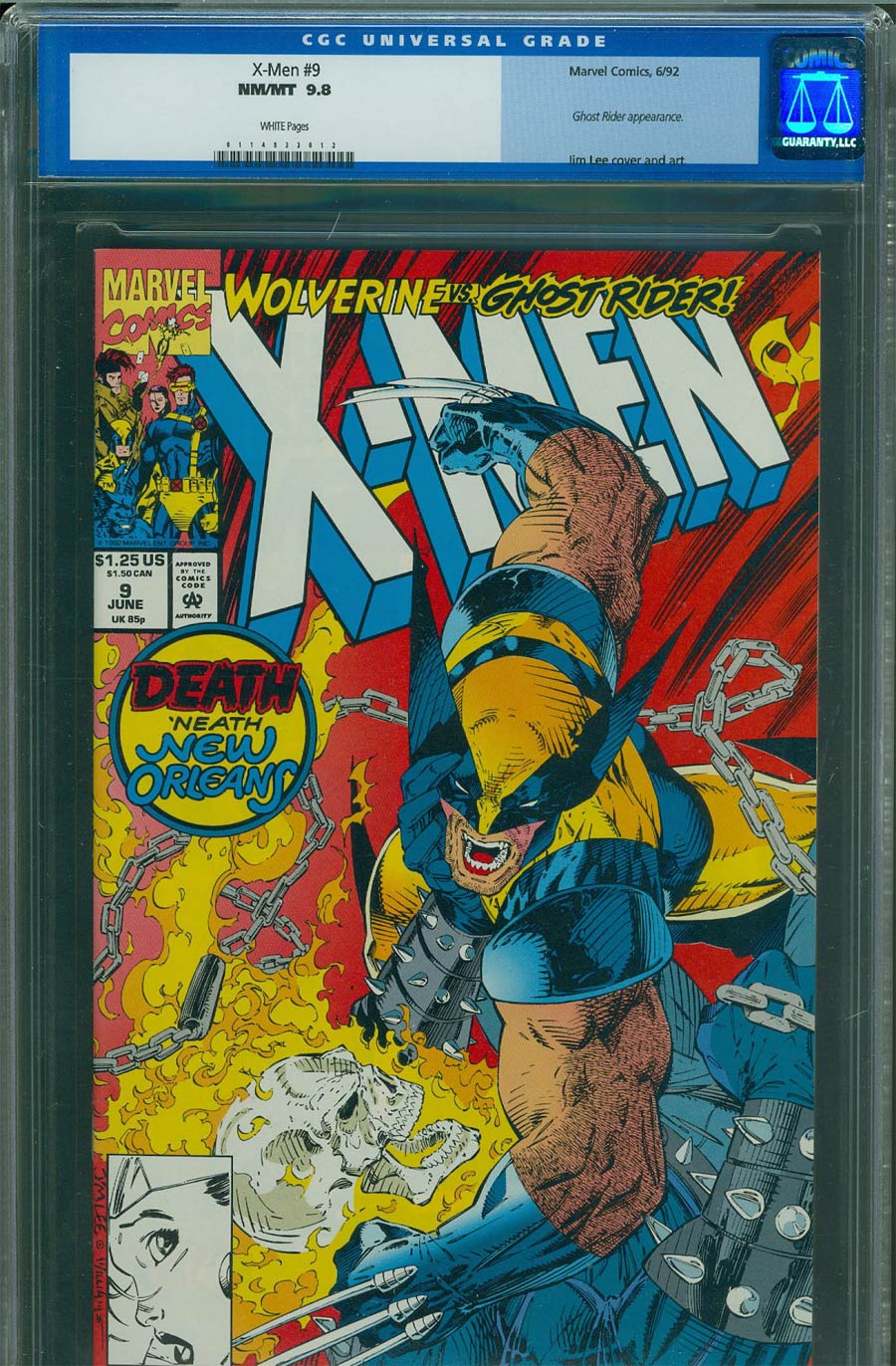 X-Men Vol 2 #9 Cover B CGC 9.8