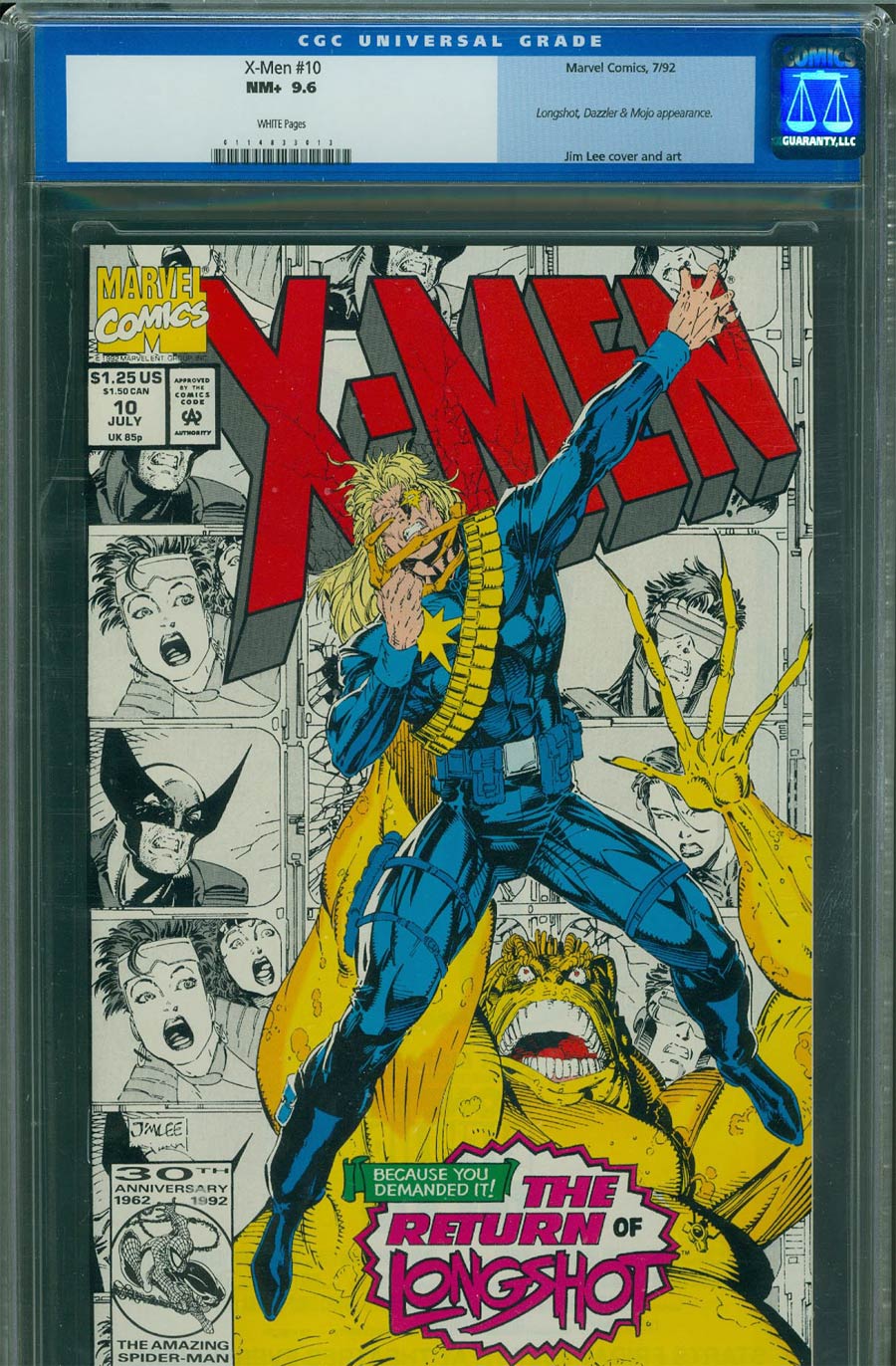 X-Men Vol 2 #10 Cover B CGC 9.6