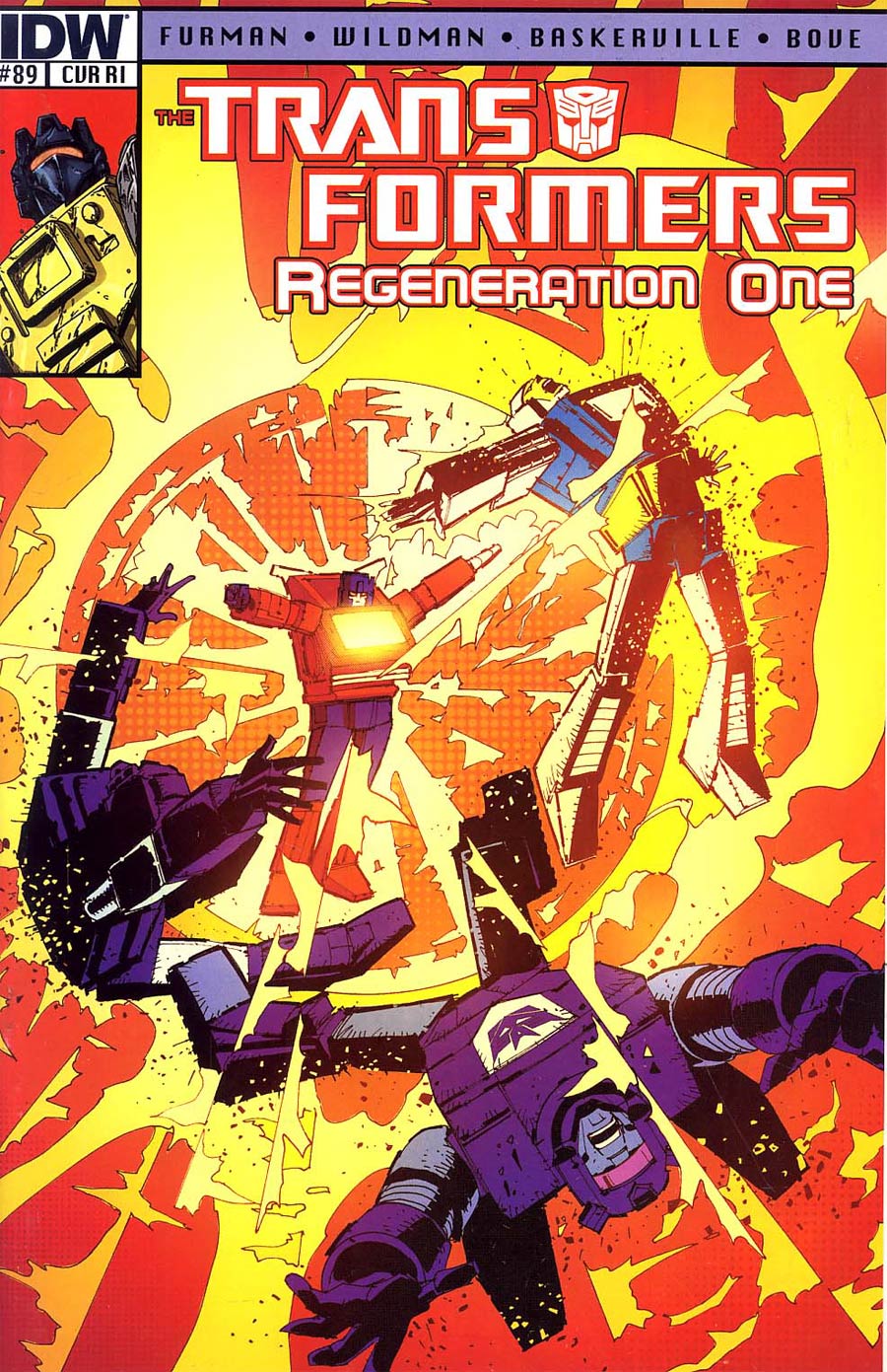 Transformers Regeneration One #89 Incentive Geoff Senior Variant Cover