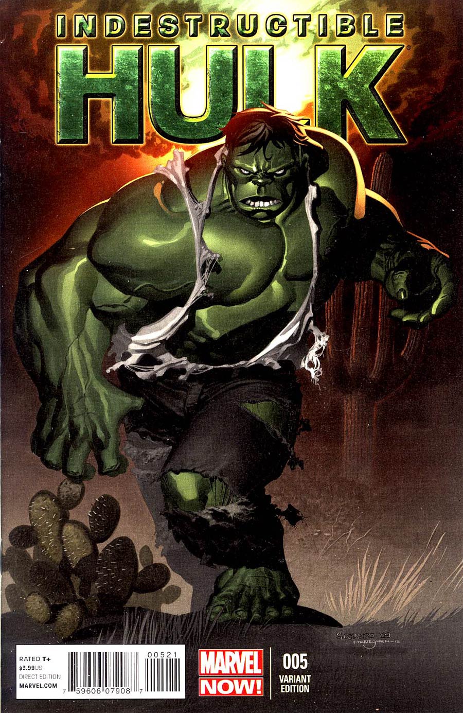 Indestructible Hulk #5 Cover B Incentive Chris Stevens Variant Cover