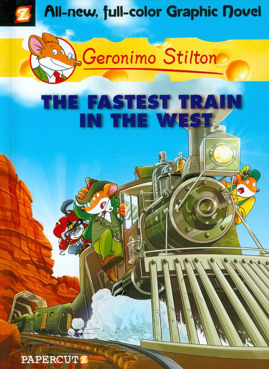 Geronimo Stilton Vol 13 The Fastest Train In The West HC