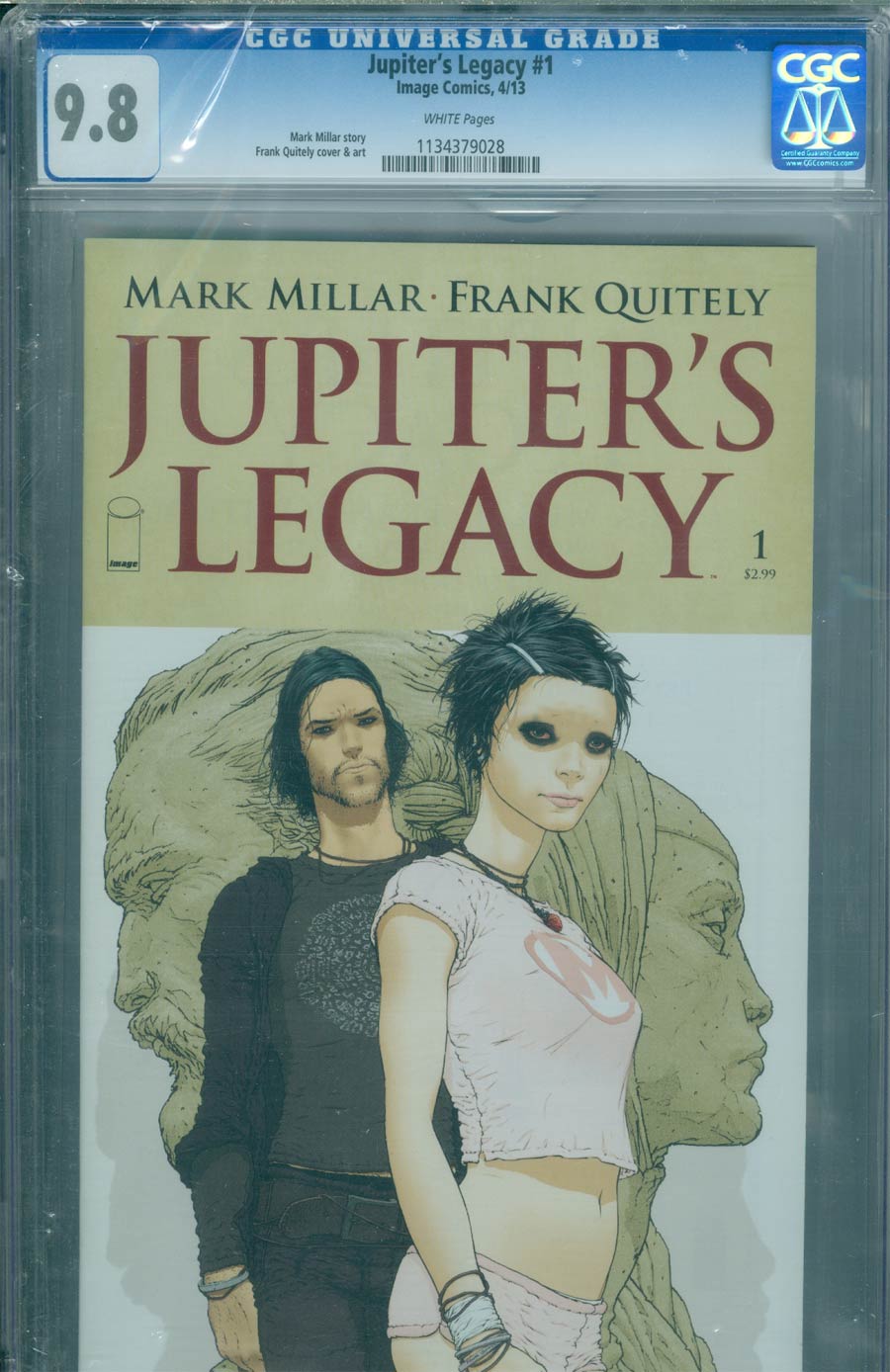 Jupiters Legacy #1 Cover J DF CGC 9.8