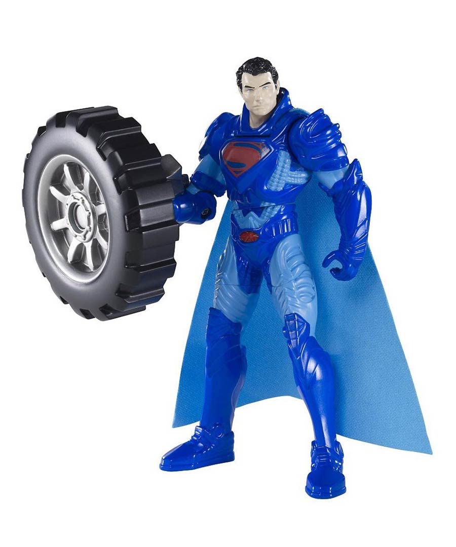 Superman Man Of Steel Movie Deluxe Superman Bank Breaker Action Figure