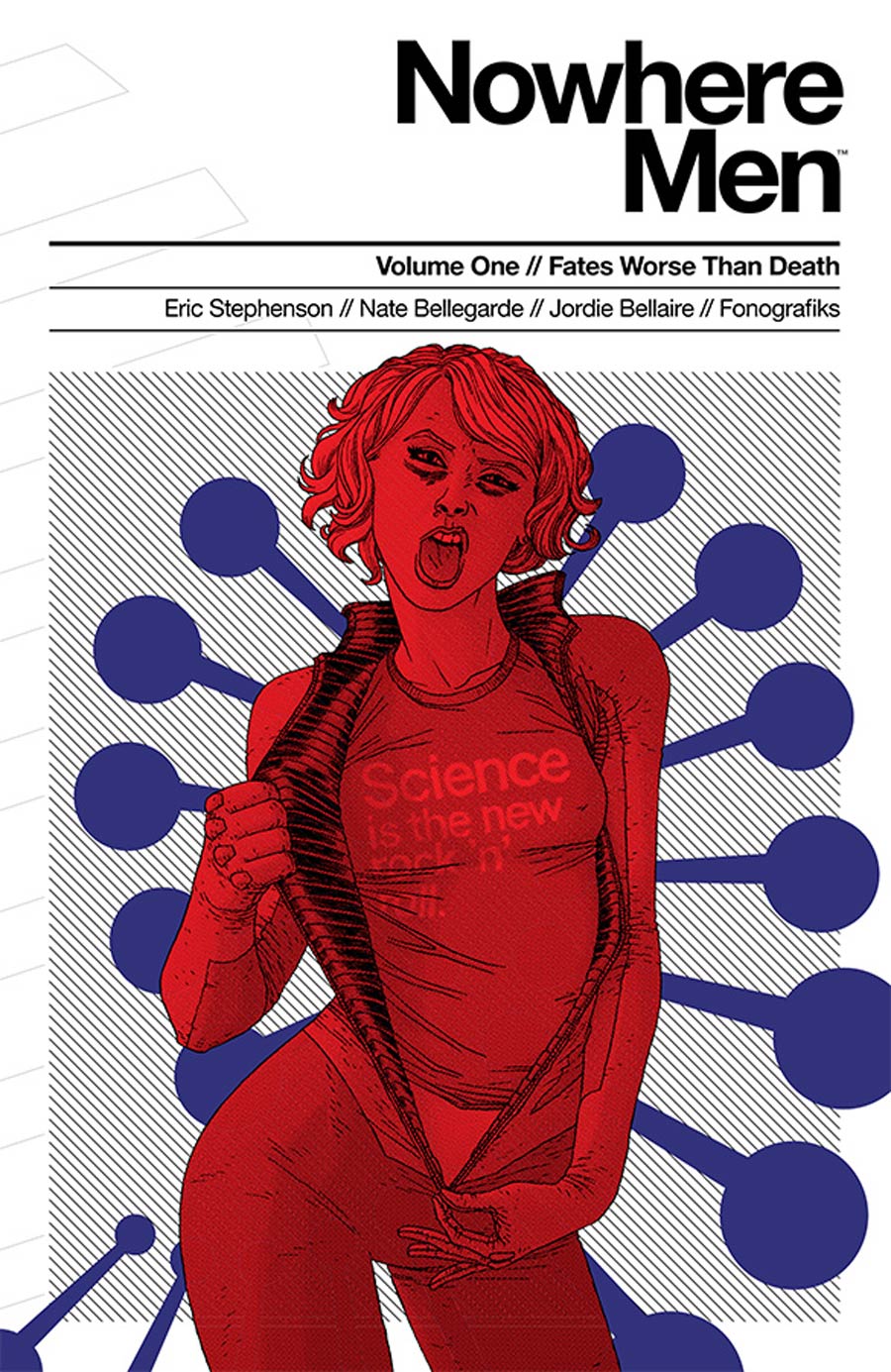 Nowhere Men Vol 1 Fates Worse Than Death TP 1st Printing Cover