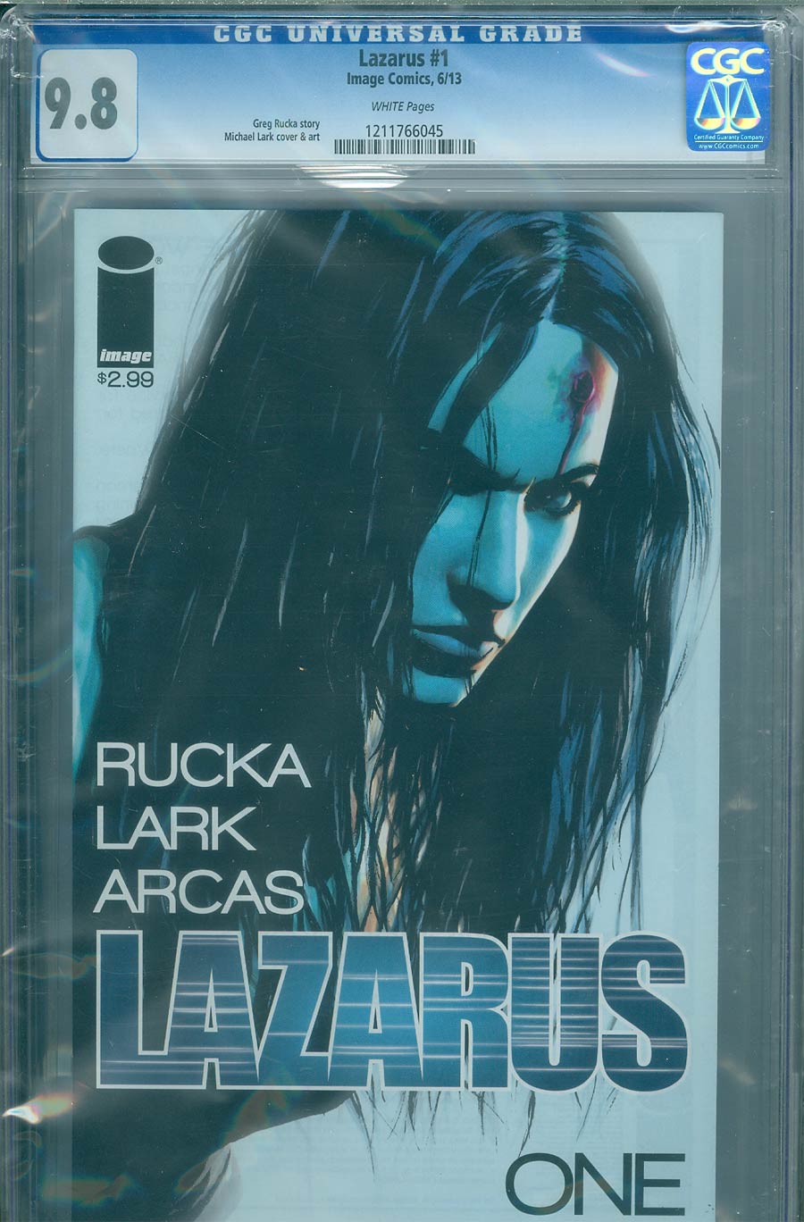 Lazarus #1 Cover D DF CGC 9.8