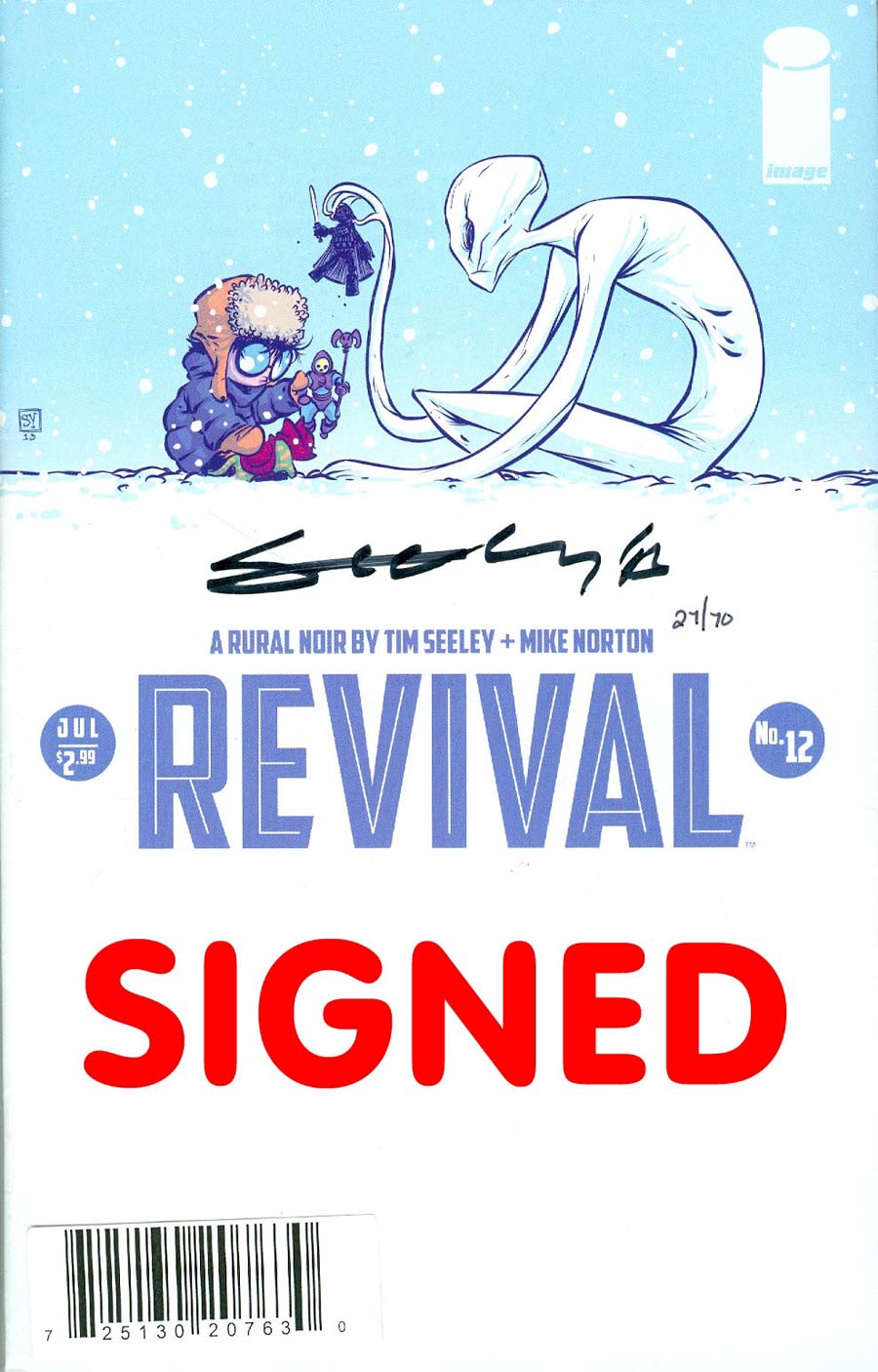 Revival #12 Cover B DF Signed By Tim Seeley