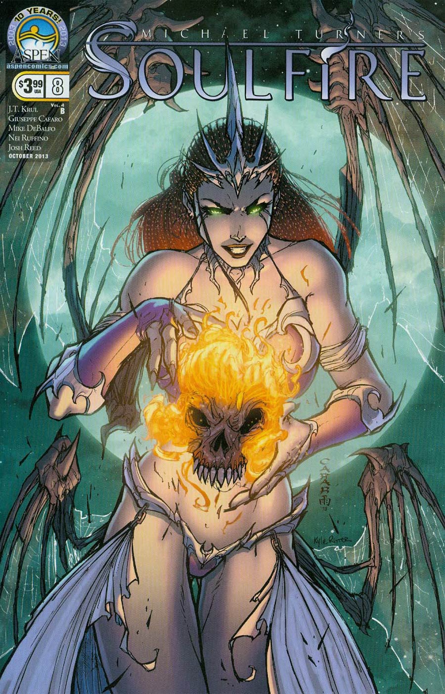 Soulfire Vol 4 #8 Cover B Giuseppe Cafaro