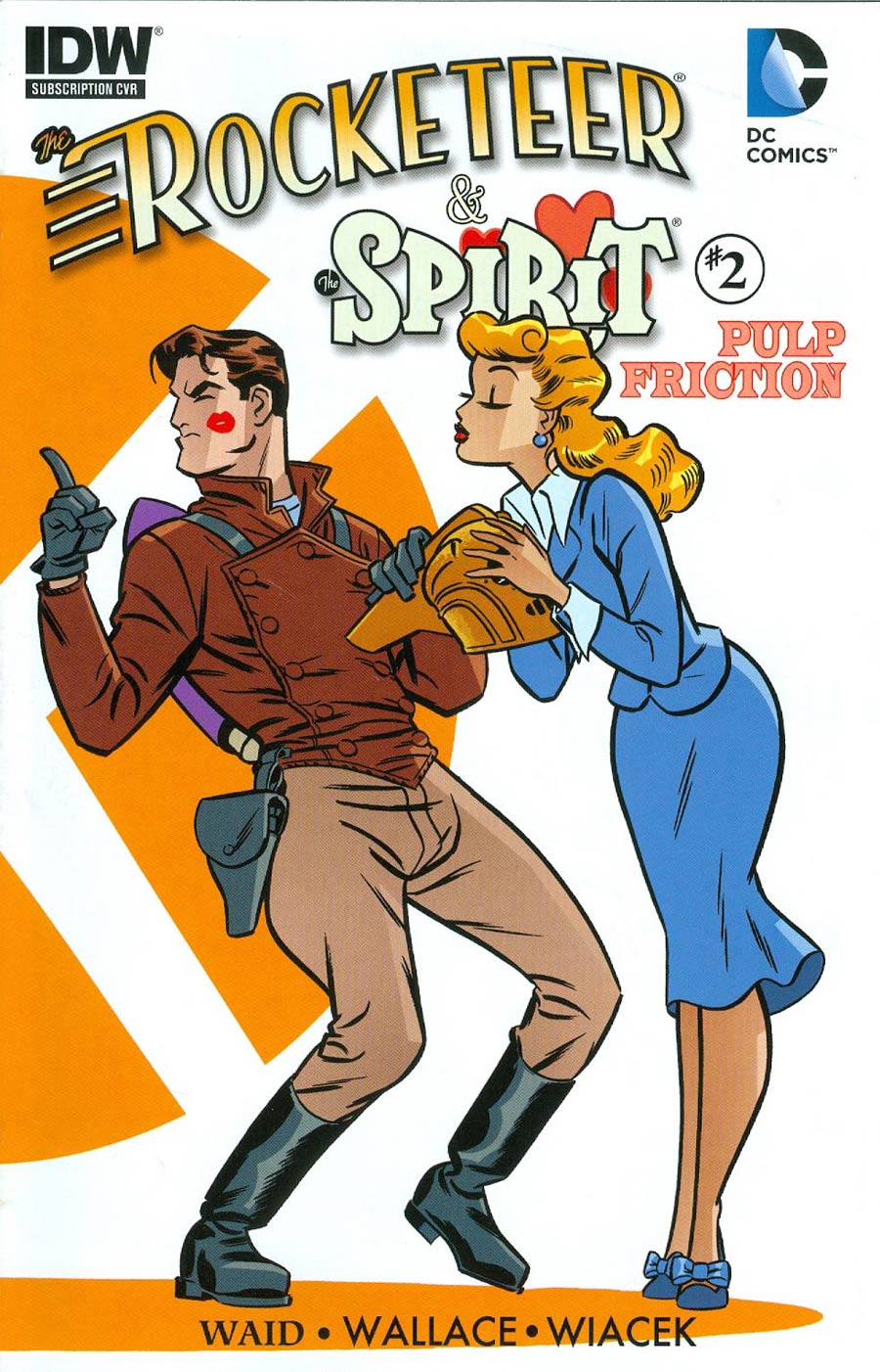 Rocketeer Spirit Pulp Friction #2 Cover B Variant Darwyn Cooke Subscription Cover