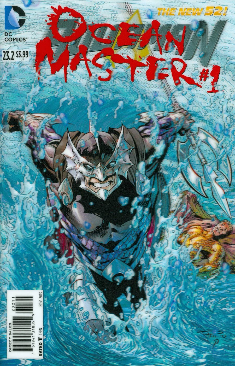 Aquaman Vol 5 #23.2 Ocean Master Cover A 1st Ptg 3D Motion Cover