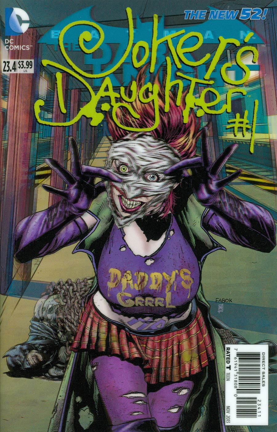 Batman The Dark Knight Vol 2 #23.4 Jokers Daughter Cover A 1st Ptg 3D Motion Cover