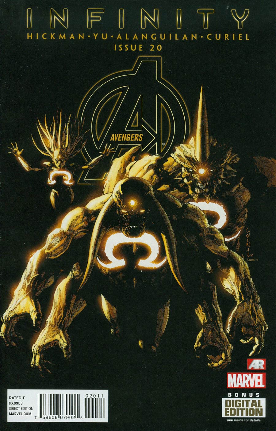 Avengers Vol 5 #20 Cover A Regular Leinil Francis Yu Cover (Infinity Tie-In)