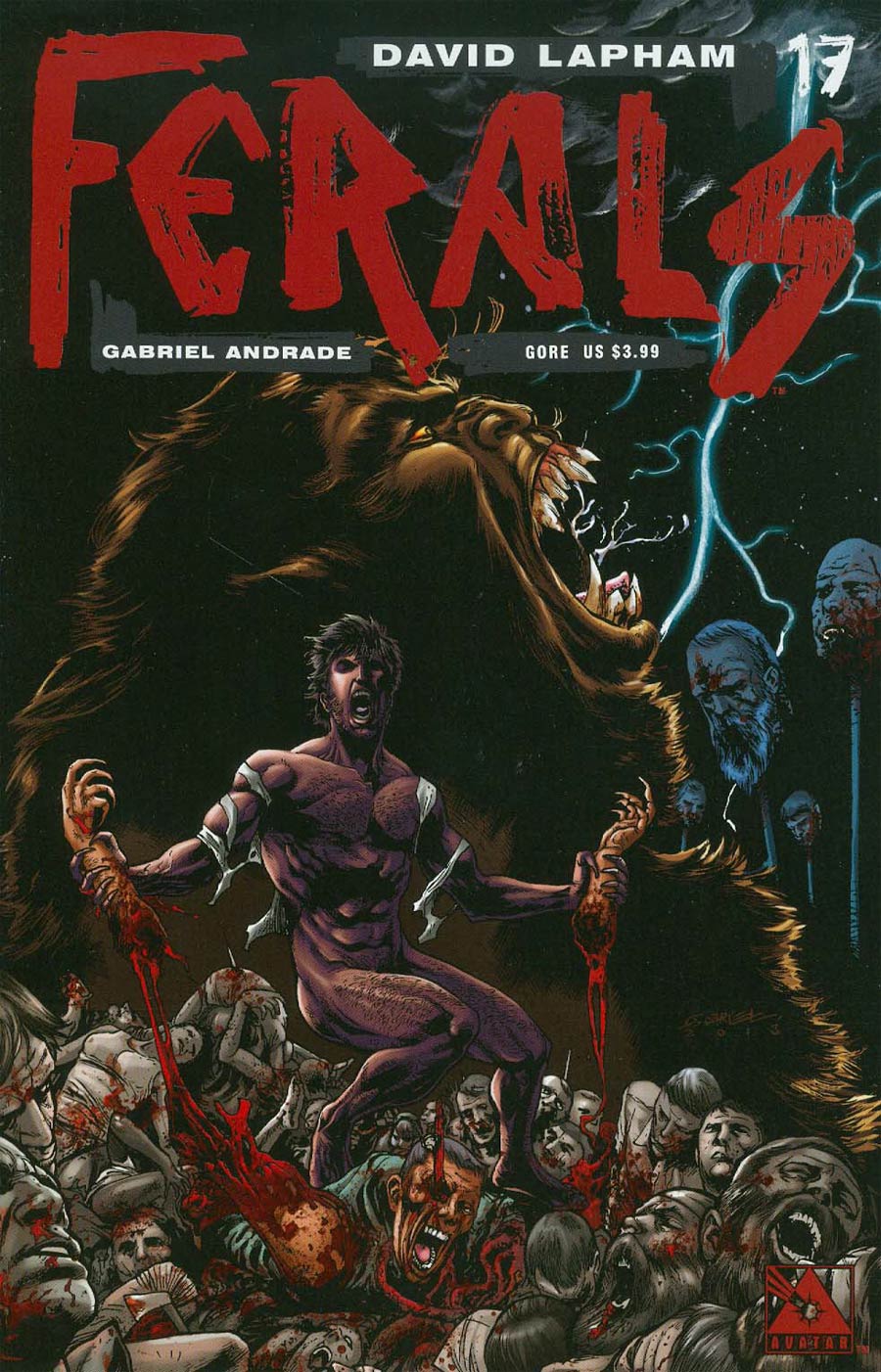 Ferals #17 Cover C Gore Cover