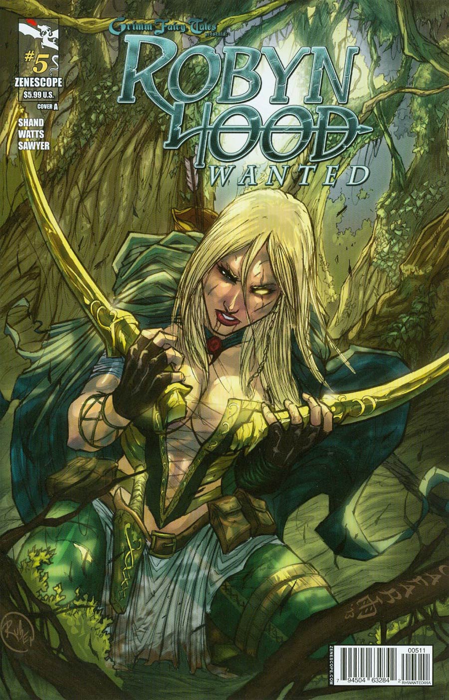 Grimm Fairy Tales Presents Robyn Hood Wanted #5 Cover A Giuseppe Cafaro