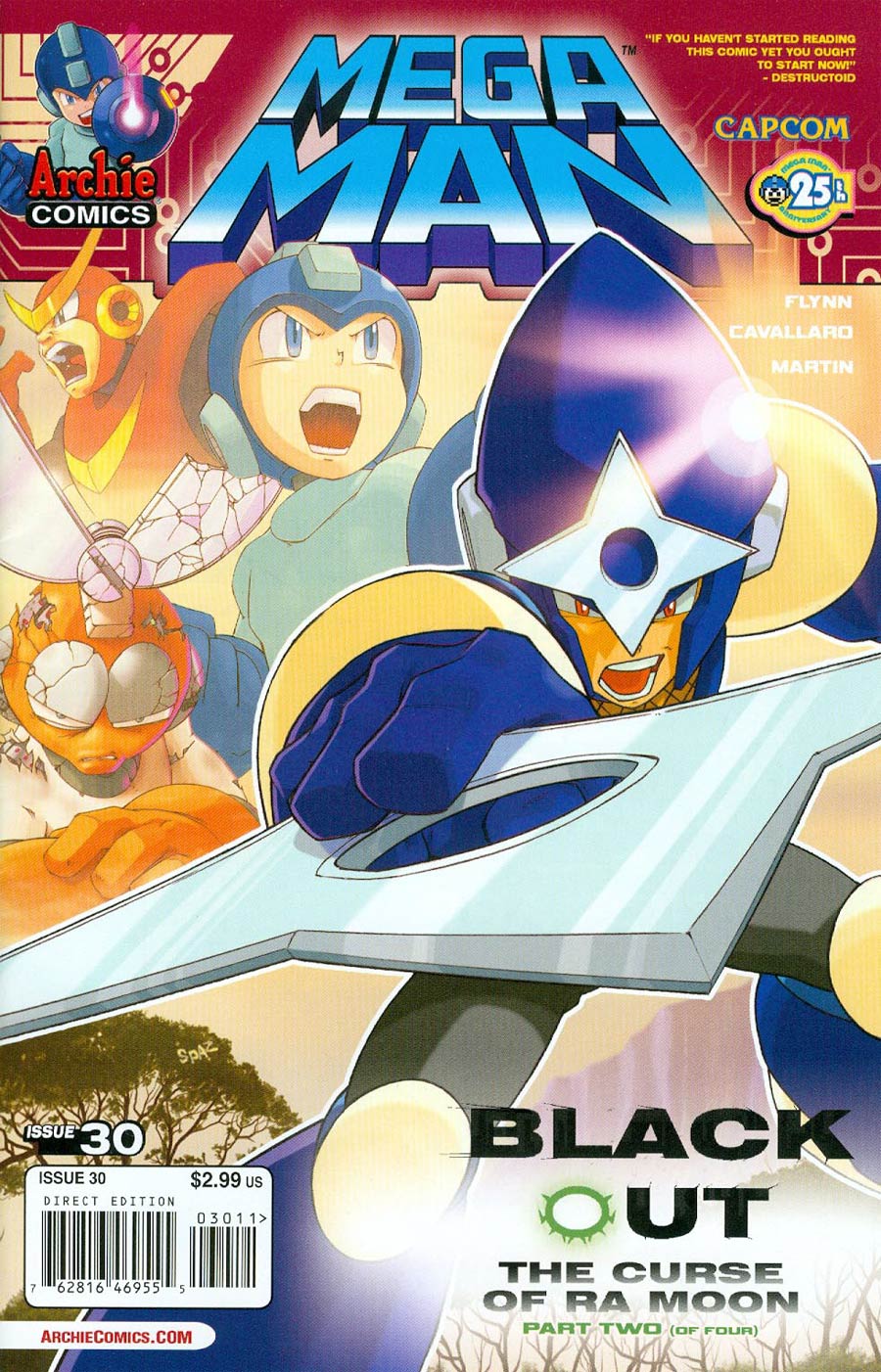 Mega Man Vol 2 #30 Cover A Regular Patrick Spaz Spaziante Cover