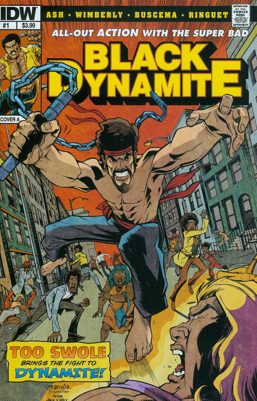 Black Dynamite #1 Cover A Regular Dave Wilkins Cover