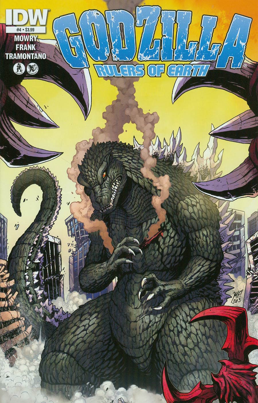 Godzilla Rulers Of The Earth #4 Cover A Regular Matt Frank Cover