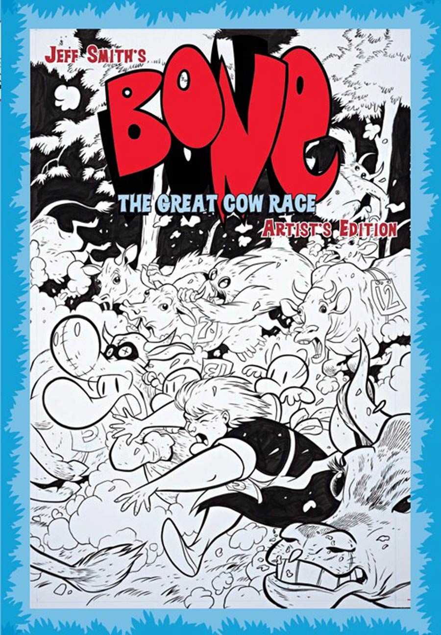 Jeff Smiths Bone Great Cow Race Artists Edition HC