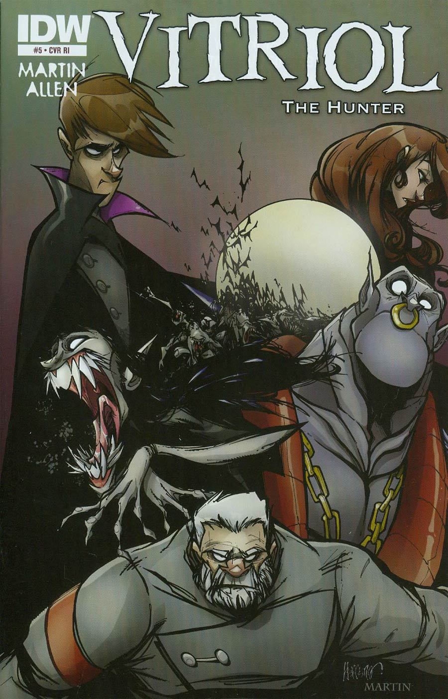 Vitriol The Hunter #5 Cover B Incentive Francisco Herrera Variant Cover