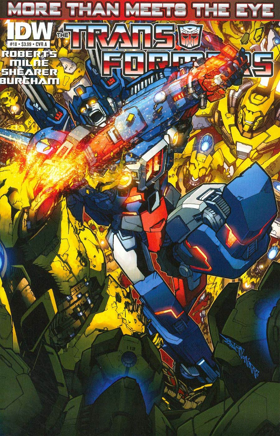 Transformers More Than Meets The Eye #18 Cover A Regular Alex Milne Cover