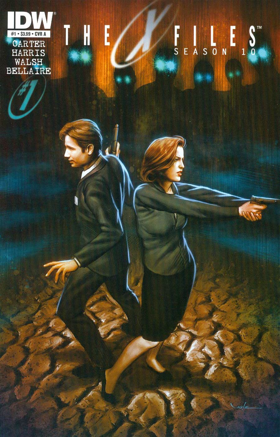 X-Files Season 10 #1 Cover A 1st Ptg Regular Carlos Valenzuela Cover