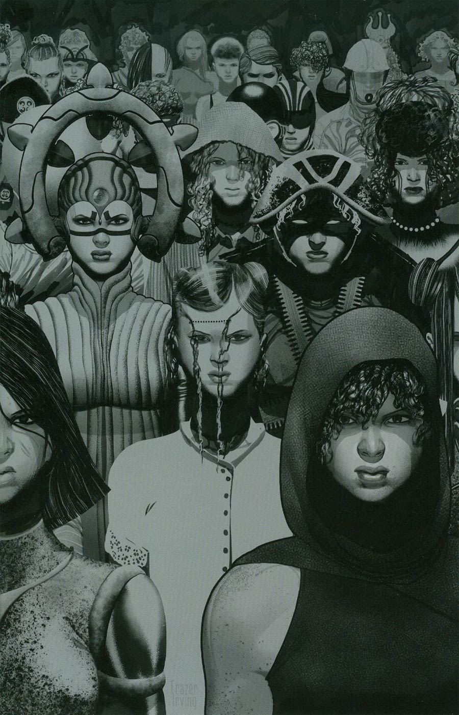 Higher Earth #8 Cover D Incentive Frazer Irving Virgin Sketch Cover