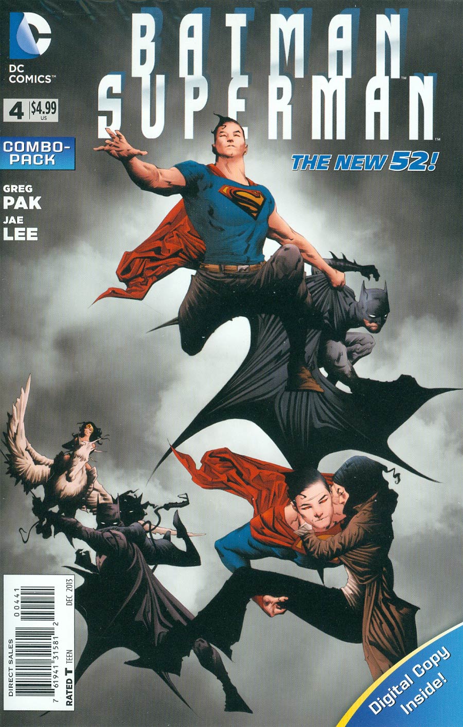 Batman Superman #4 Cover B Combo Pack With Polybag