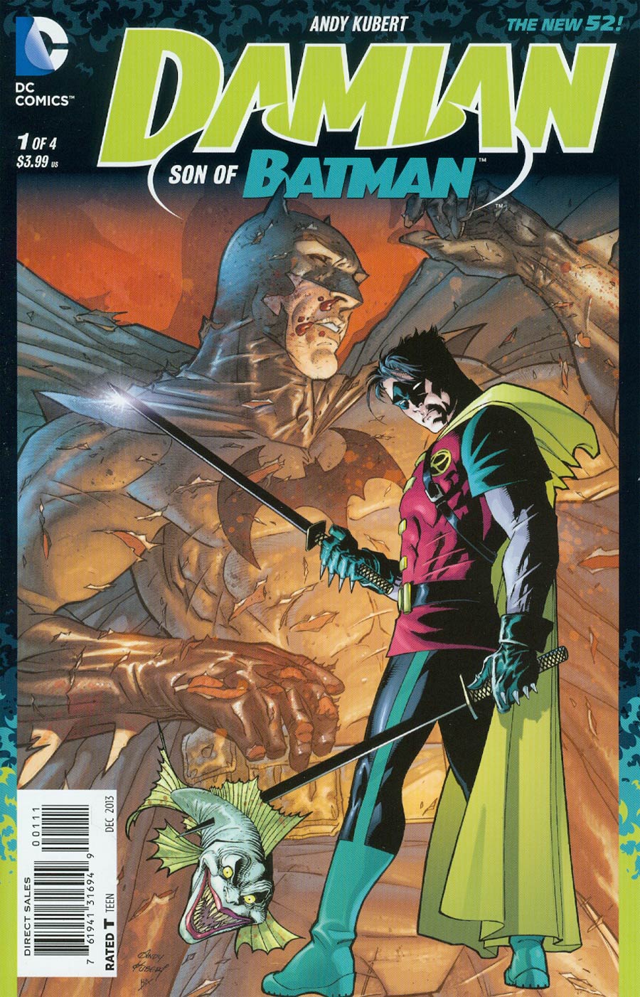 Damian Son Of Batman #1 Cover A Regular Andy Kubert Cover - Midtown Comics