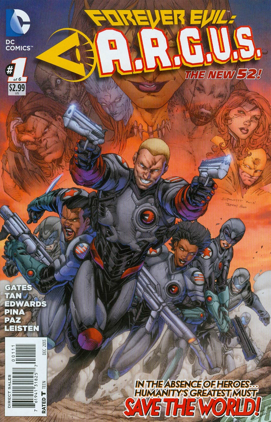 Forever Evil A.R.G.U.S. #1 Cover A Regular Brett Booth Cover