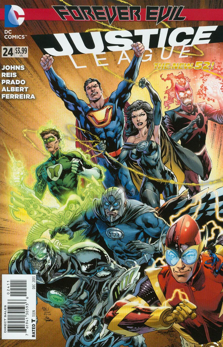 Justice League Vol 2 #24 Cover A Regular Ivan Reis Cover (Forever Evil Tie-In)