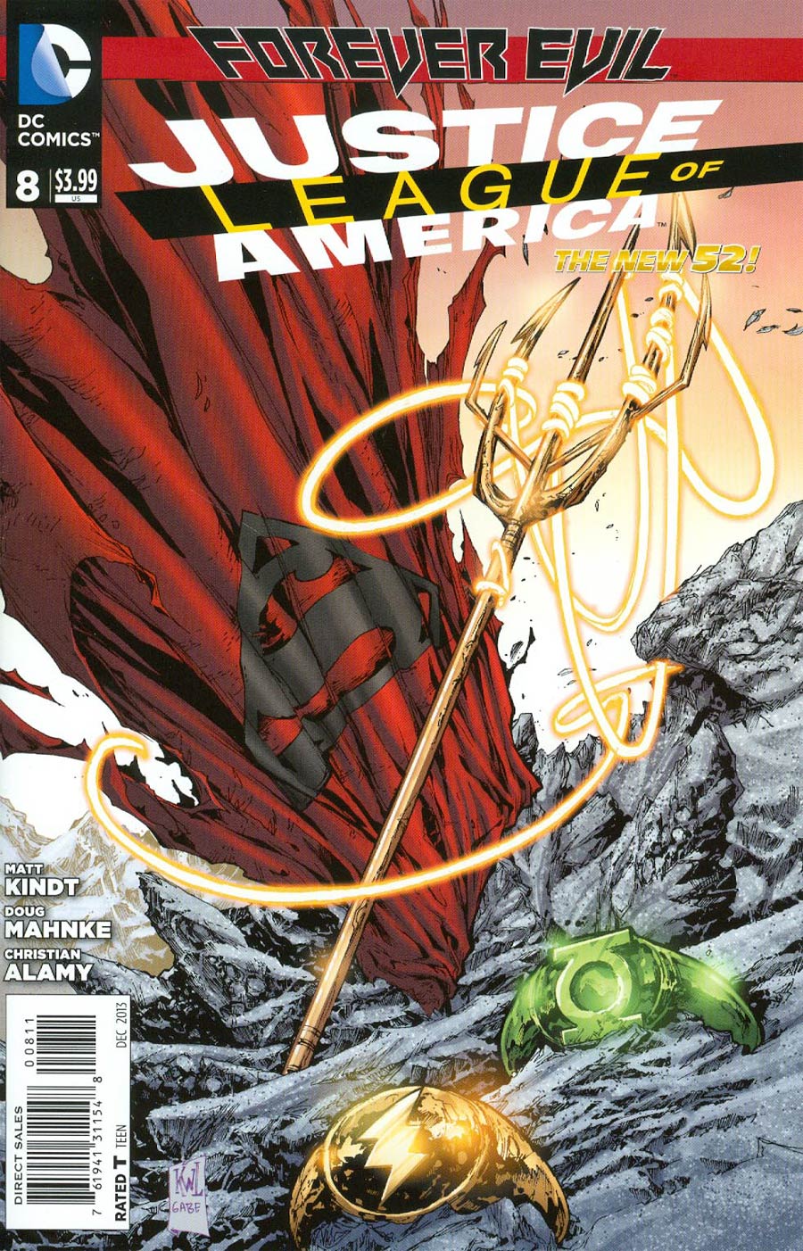 Justice League Of America Vol 3 #8 Cover A Regular Ken Lashley Cover (Forever Evil Tie-In)