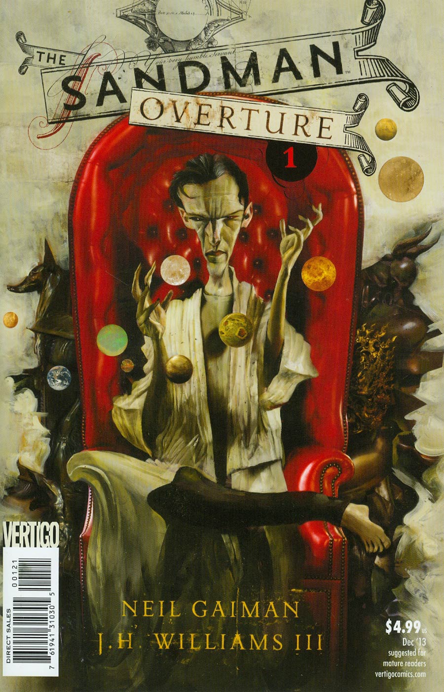 Sandman Overture #1 Cover B 1st Ptg Regular Dave McKean Cover