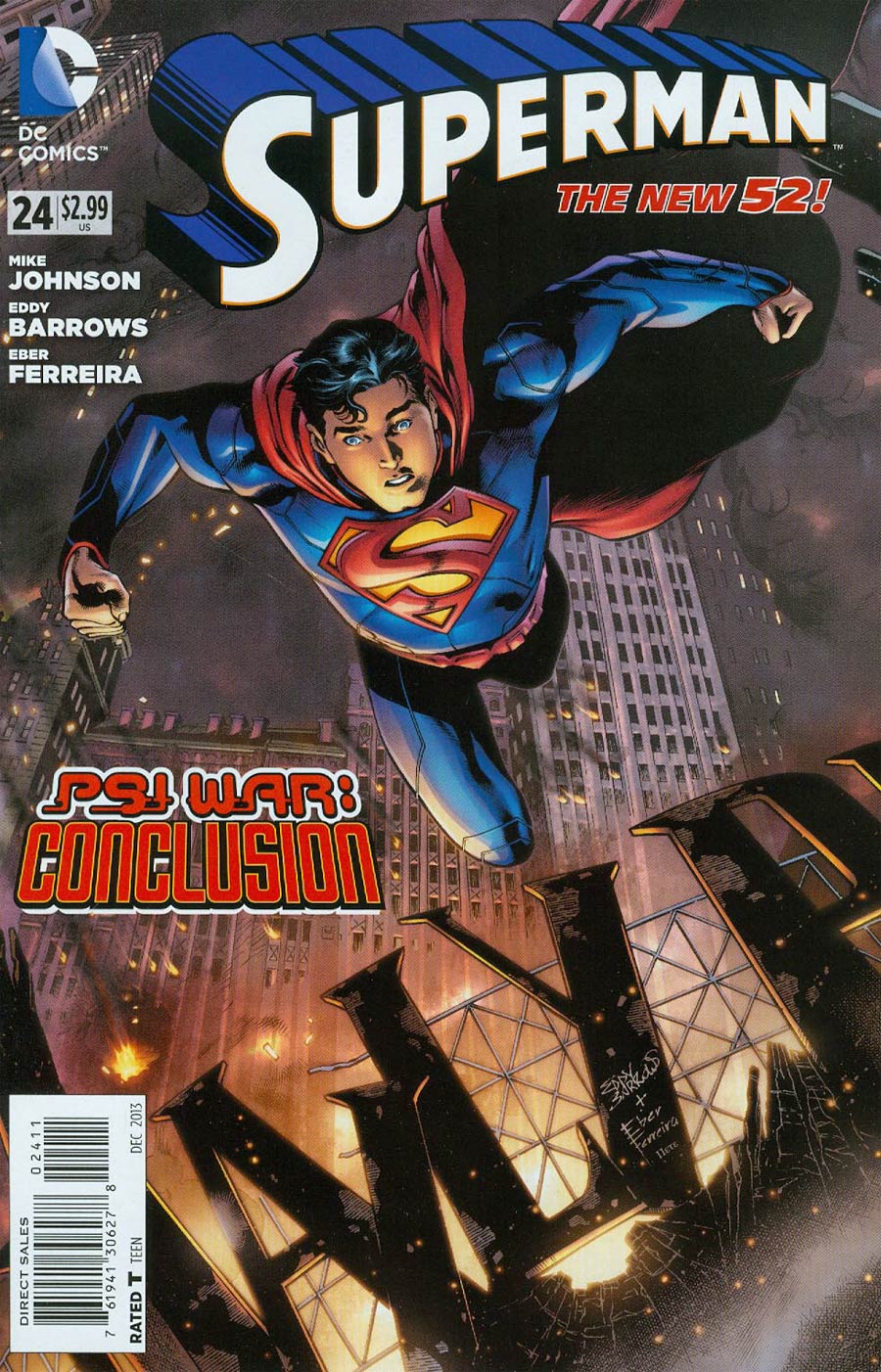 Superman Vol 4 #24 Cover A Regular Eddy Barrows Cover