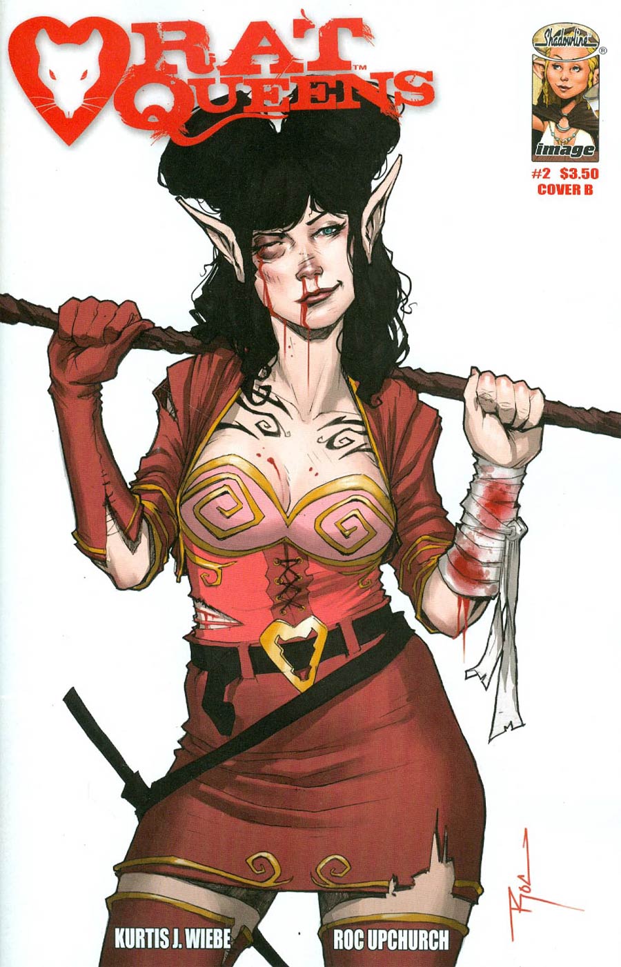 Rat Queens #2 Cover B 1st Ptg Roc Upchurch