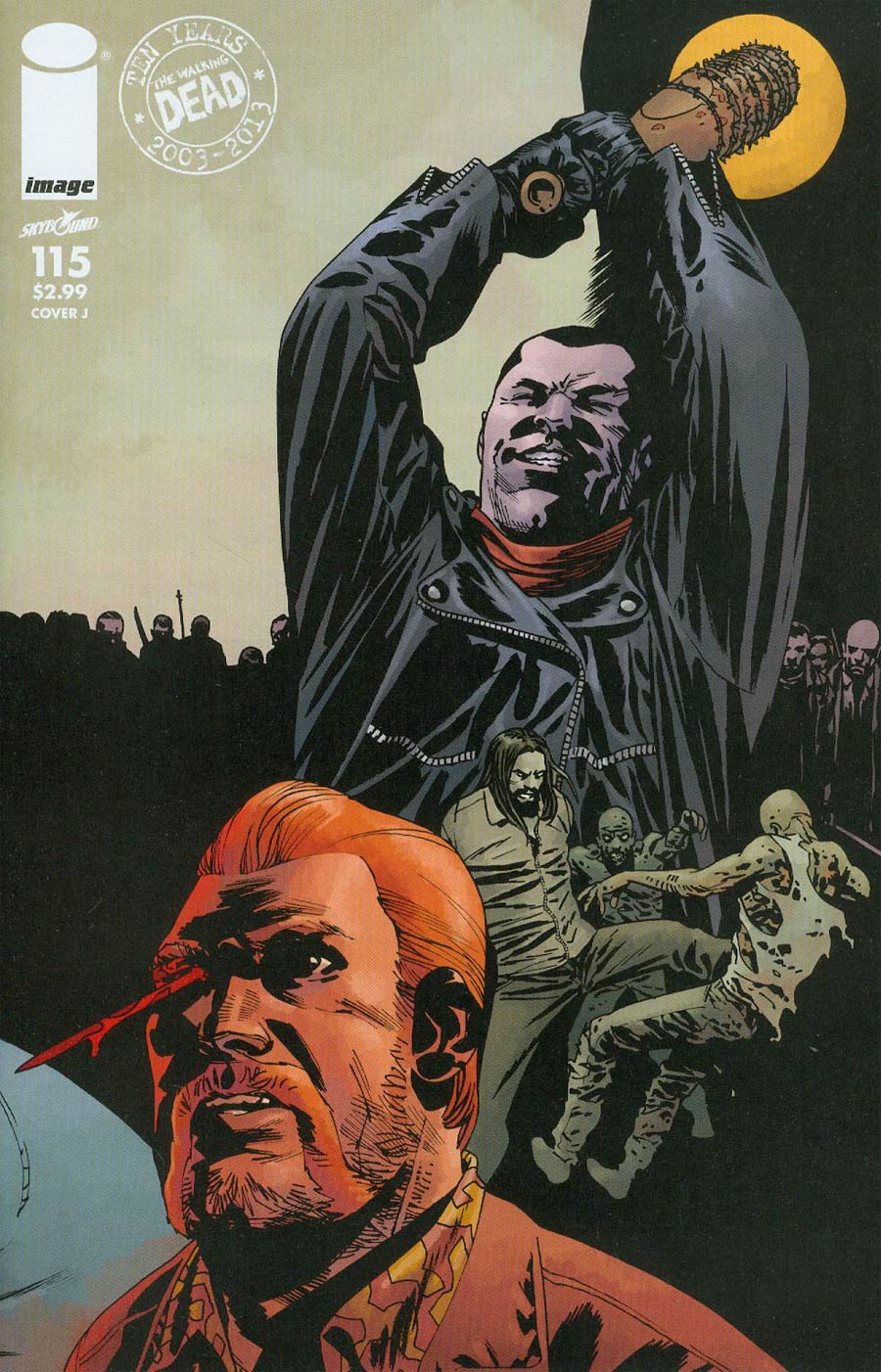 Walking Dead #115 Cover J Connecting Cover Year 9