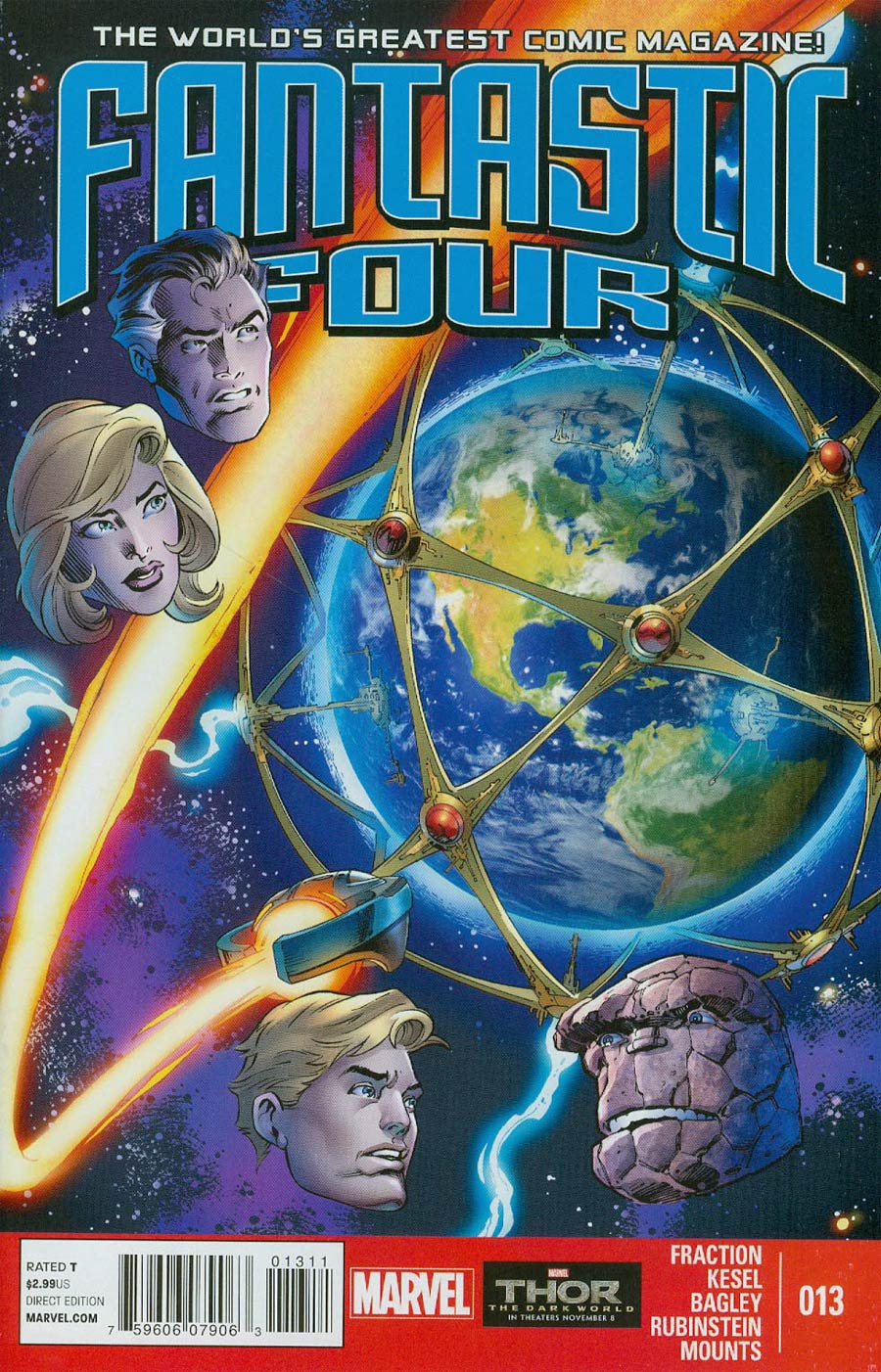 Fantastic Four Vol 4 #13 Cover A Regular Mark Bagley Cover